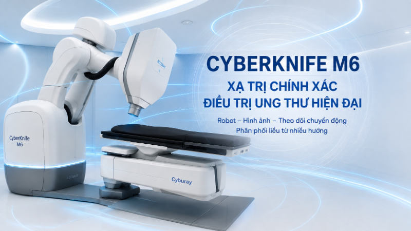 Hệ thống CyberKnife M6 dẫn đường hình ảnh tiếp tục kiểm tra mục tiêu trong quá trình chiếu