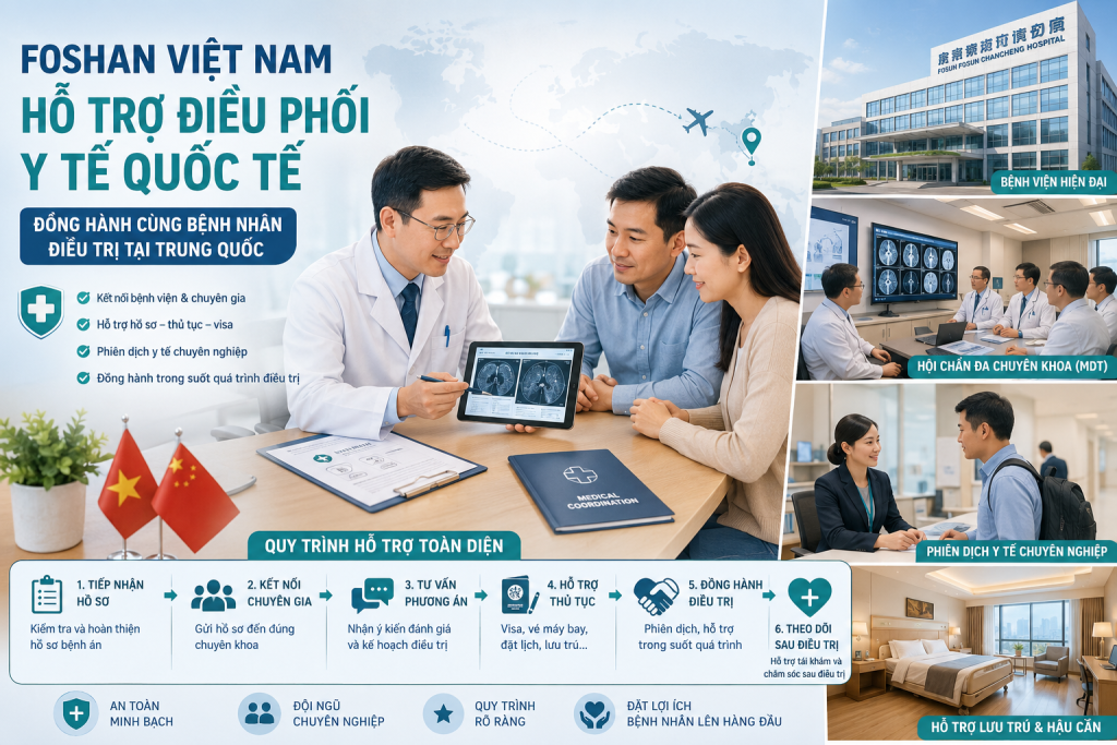 Foshan Việt Nam hỗ trợ điều phối y tế quốc tế
