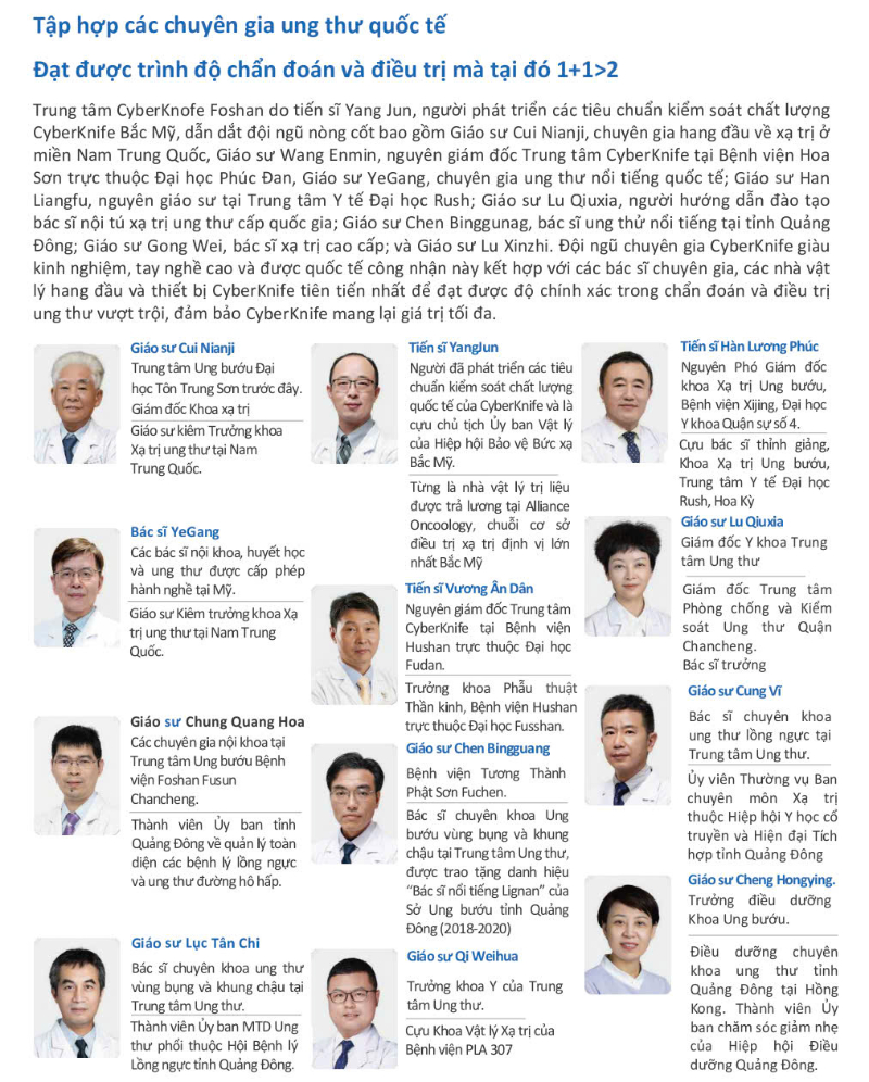 Tư vấn hồ sơ điều trị ung thư tại Trung Quốc