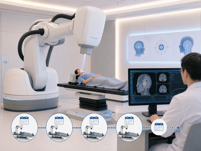 CyberKnife điều trị mấy lần