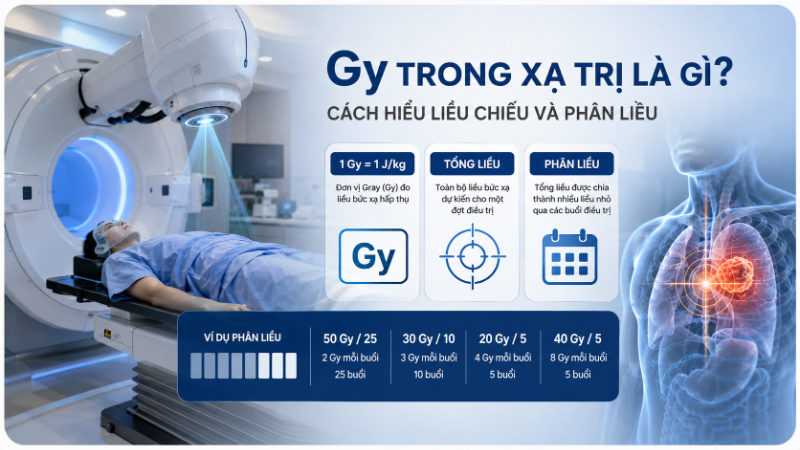 Gy trong xạ trị là gì