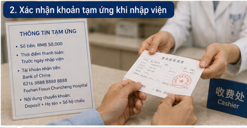 Thanh toán viện phí tại Trung Quốc