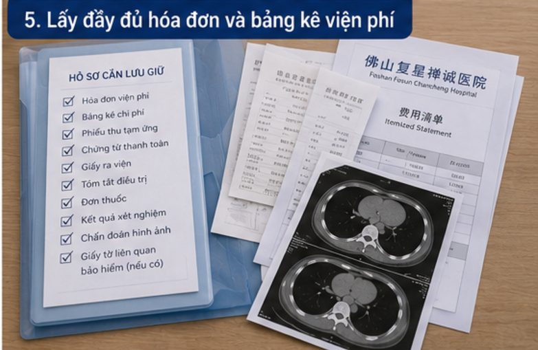 Thanh toán viện phí tại Trung Quốc