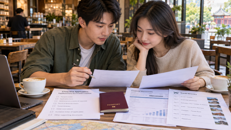 Bổ sung hồ sơ visa Trung Quốc