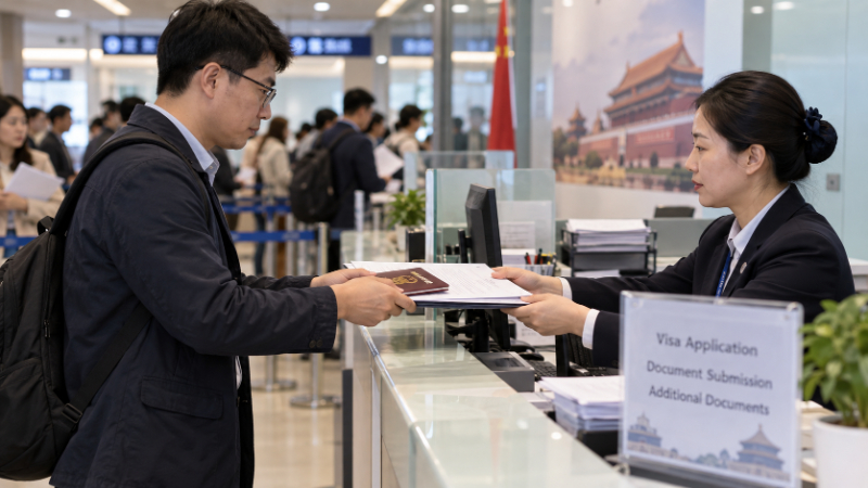 Bổ sung hồ sơ visa Trung Quốc