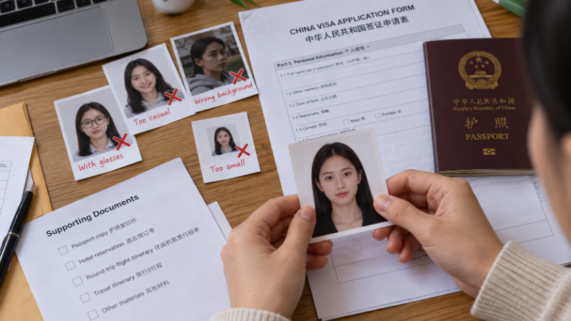 Lỗi hồ sơ visa Trung Quốc