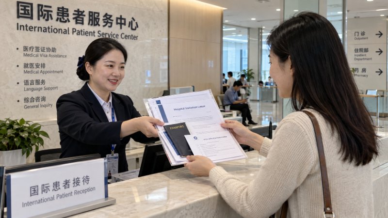 Thư mời bệnh viện visa Trung Quốc