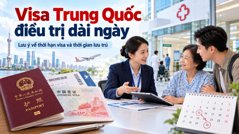 Visa Trung Quốc điều trị dài ngày