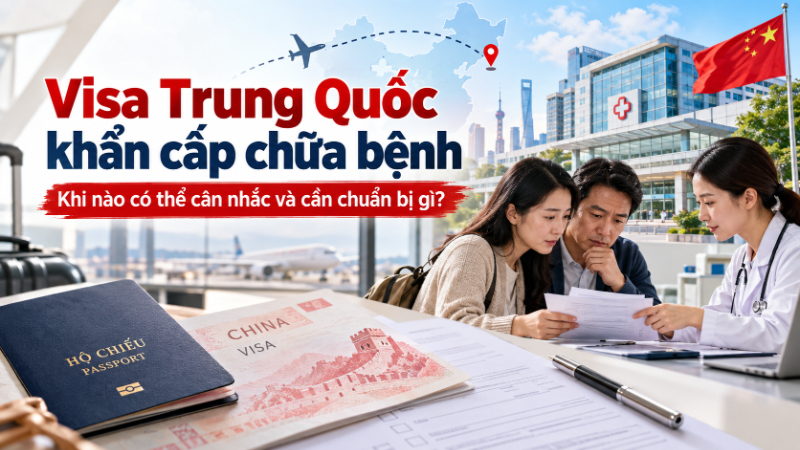 Visa Trung Quốc khẩn cấp chữa bệnh