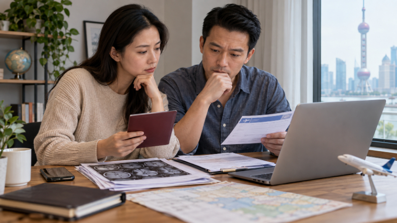 Làm visa hay đặt vé trước khi chữa bệnh Trung Quốc