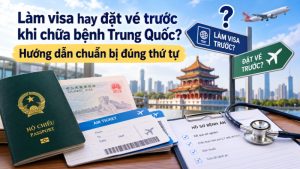 Làm visa hay đặt vé trước khi chữa bệnh Trung Quốc