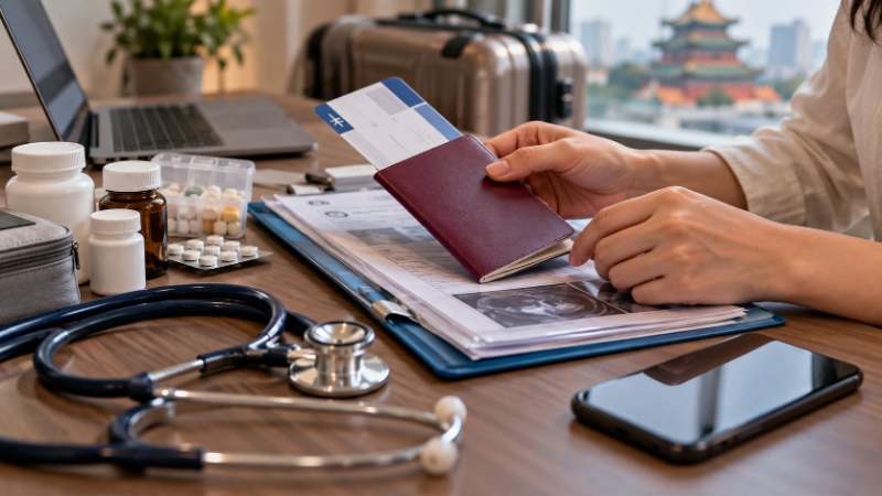 Làm visa hay đặt vé trước khi chữa bệnh Trung Quốc